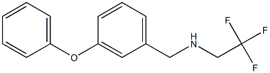 [(3-phenoxyphenyl)methyl](2,2,2-trifluoroethyl)amine 结构式