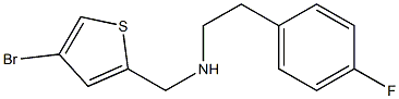 [(4-bromothiophen-2-yl)methyl][2-(4-fluorophenyl)ethyl]amine 结构式