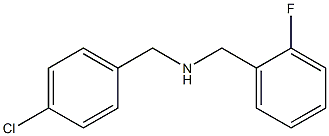 [(4-chlorophenyl)methyl][(2-fluorophenyl)methyl]amine 结构式