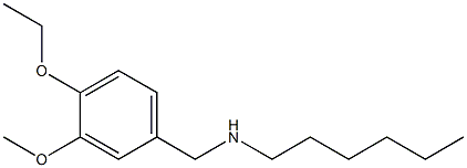 [(4-ethoxy-3-methoxyphenyl)methyl](hexyl)amine 结构式