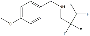 [(4-methoxyphenyl)methyl](2,2,3,3-tetrafluoropropyl)amine 结构式