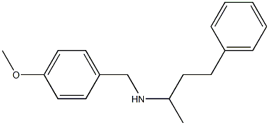 [(4-methoxyphenyl)methyl](4-phenylbutan-2-yl)amine 结构式