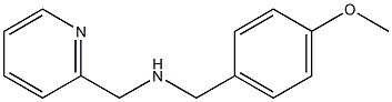 [(4-methoxyphenyl)methyl](pyridin-2-ylmethyl)amine 结构式
