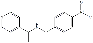 [(4-nitrophenyl)methyl][1-(pyridin-4-yl)ethyl]amine 结构式