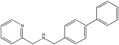 [(4-phenylphenyl)methyl](pyridin-2-ylmethyl)amine 结构式