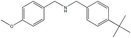 [(4-tert-butylphenyl)methyl][(4-methoxyphenyl)methyl]amine 结构式