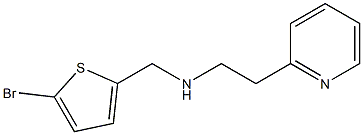 [(5-bromothiophen-2-yl)methyl][2-(pyridin-2-yl)ethyl]amine 结构式