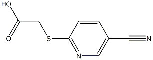 [(5-cyanopyridin-2-yl)thio]acetic acid 结构式