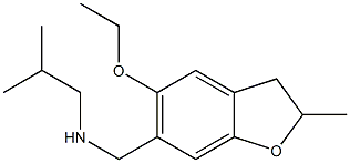 [(5-ethoxy-2-methyl-2,3-dihydro-1-benzofuran-6-yl)methyl](2-methylpropyl)amine 结构式