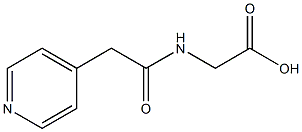 [(pyridin-4-ylacetyl)amino]acetic acid 结构式