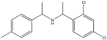 [1-(2,4-dichlorophenyl)ethyl][1-(4-methylphenyl)ethyl]amine 结构式