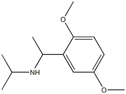 [1-(2,5-dimethoxyphenyl)ethyl](propan-2-yl)amine 结构式