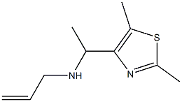 [1-(2,5-dimethyl-1,3-thiazol-4-yl)ethyl](prop-2-en-1-yl)amine 结构式