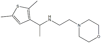 [1-(2,5-dimethylthiophen-3-yl)ethyl][2-(morpholin-4-yl)ethyl]amine 结构式