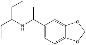 [1-(2H-1,3-benzodioxol-5-yl)ethyl](pentan-3-yl)amine 结构式