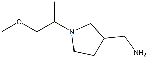 [1-(2-methoxy-1-methylethyl)pyrrolidin-3-yl]methylamine 结构式