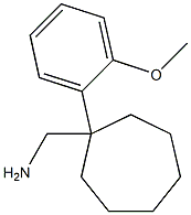 [1-(2-methoxyphenyl)cycloheptyl]methanamine 结构式