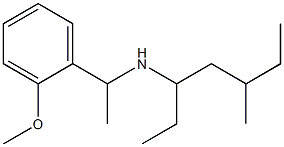 [1-(2-methoxyphenyl)ethyl](5-methylheptan-3-yl)amine 结构式