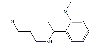 [1-(2-methoxyphenyl)ethyl][3-(methylsulfanyl)propyl]amine 结构式