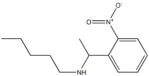 [1-(2-nitrophenyl)ethyl](pentyl)amine 结构式