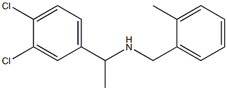 [1-(3,4-dichlorophenyl)ethyl][(2-methylphenyl)methyl]amine 结构式
