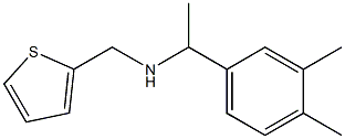 [1-(3,4-dimethylphenyl)ethyl](thiophen-2-ylmethyl)amine 结构式