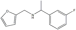 [1-(3-fluorophenyl)ethyl](furan-2-ylmethyl)amine 结构式