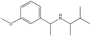 [1-(3-methoxyphenyl)ethyl](3-methylbutan-2-yl)amine 结构式