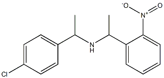 [1-(4-chlorophenyl)ethyl][1-(2-nitrophenyl)ethyl]amine 结构式