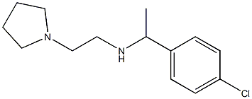 [1-(4-chlorophenyl)ethyl][2-(pyrrolidin-1-yl)ethyl]amine 结构式