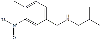 [1-(4-methyl-3-nitrophenyl)ethyl](2-methylpropyl)amine 结构式
