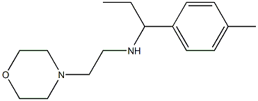 [1-(4-methylphenyl)propyl][2-(morpholin-4-yl)ethyl]amine 结构式