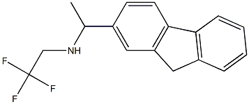 [1-(9H-fluoren-2-yl)ethyl](2,2,2-trifluoroethyl)amine 结构式