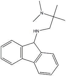 [1-(9H-fluoren-9-ylamino)-2-methylpropan-2-yl]dimethylamine 结构式