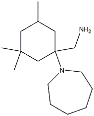 [1-(azepan-1-yl)-3,3,5-trimethylcyclohexyl]methanamine 结构式