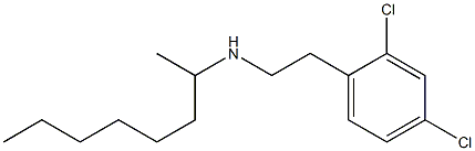 [2-(2,4-dichlorophenyl)ethyl](octan-2-yl)amine 结构式