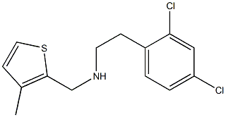 [2-(2,4-dichlorophenyl)ethyl][(3-methylthiophen-2-yl)methyl]amine 结构式