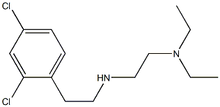 [2-(2,4-dichlorophenyl)ethyl][2-(diethylamino)ethyl]amine 结构式