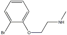 [2-(2-bromophenoxy)ethyl](methyl)amine 结构式