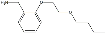 [2-(2-butoxyethoxy)phenyl]methanamine 结构式