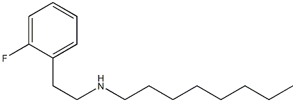 [2-(2-fluorophenyl)ethyl](octyl)amine 结构式