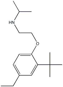 [2-(2-tert-butyl-4-ethylphenoxy)ethyl](propan-2-yl)amine 结构式