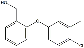 [2-(4-chloro-3-methylphenoxy)phenyl]methanol 结构式