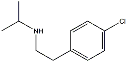 [2-(4-chlorophenyl)ethyl](propan-2-yl)amine 结构式