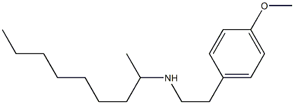 [2-(4-methoxyphenyl)ethyl](nonan-2-yl)amine 结构式