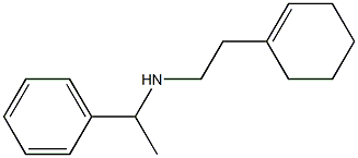 [2-(cyclohex-1-en-1-yl)ethyl](1-phenylethyl)amine 结构式