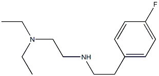 [2-(diethylamino)ethyl][2-(4-fluorophenyl)ethyl]amine 结构式