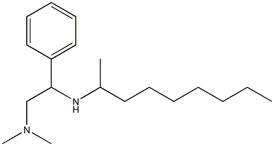 [2-(dimethylamino)-1-phenylethyl](nonan-2-yl)amine 结构式