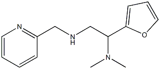 [2-(dimethylamino)-2-(furan-2-yl)ethyl](pyridin-2-ylmethyl)amine 结构式