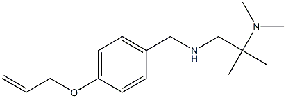 [2-(dimethylamino)-2-methylpropyl]({[4-(prop-2-en-1-yloxy)phenyl]methyl})amine 结构式